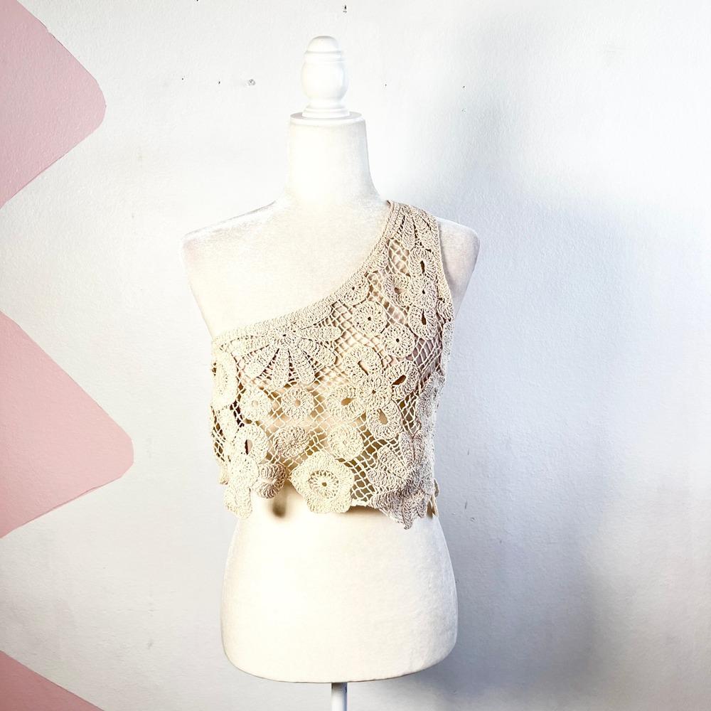 Cotton On Crochet Lace Tank Top Sz Medium Festival Coachella Boho